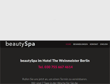 Tablet Screenshot of beautyspaberlin.de